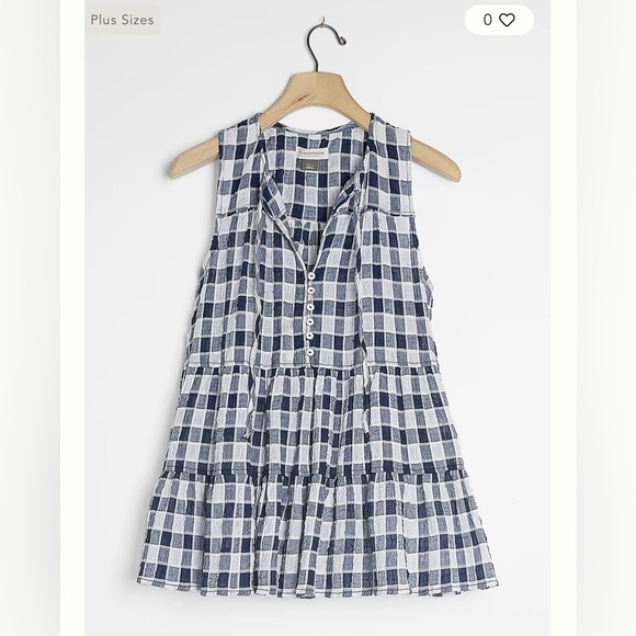 ANTHROPOLOGIE PILCRO AND THE LETTERPRESS Neve Tiered Sleeveless Blouse Size XS - Picture 1 of 16